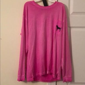 Victoria secret long sleeve tie dye tee